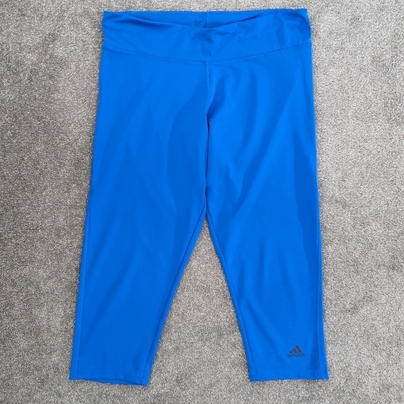 adidas Pants - Adidas climalite crop pants leggings size Large